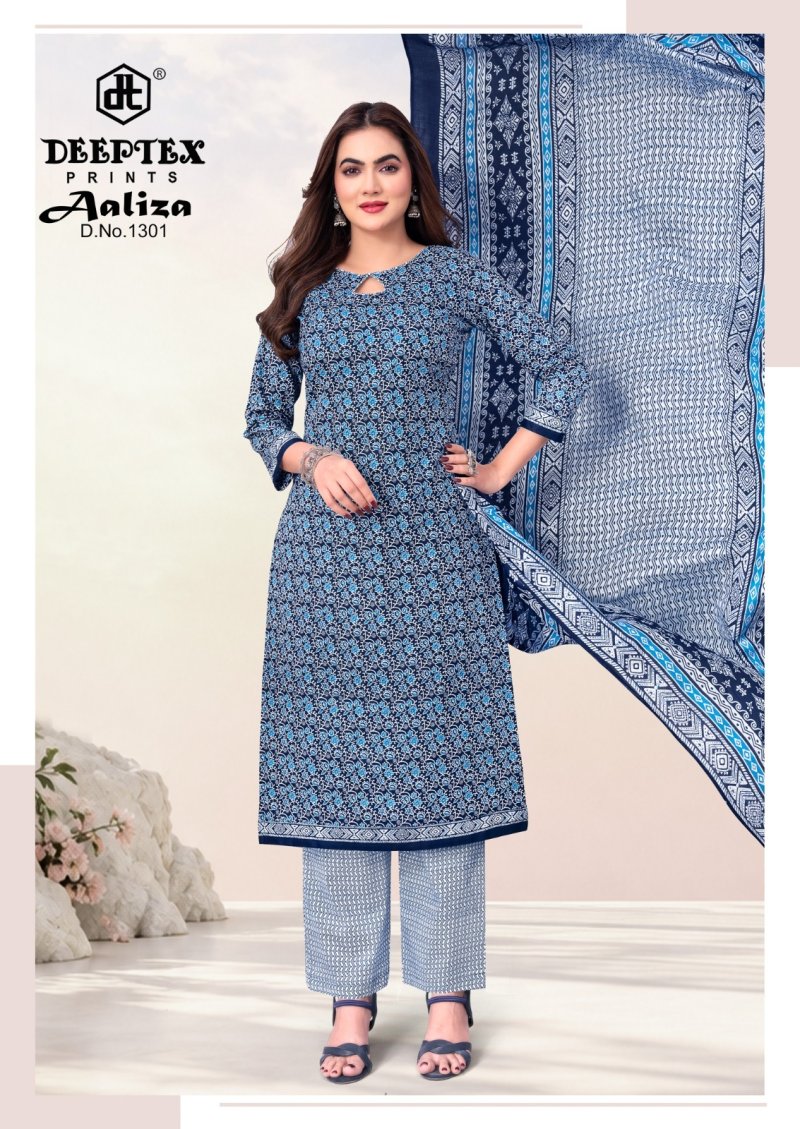 Aaliza Vol 13 By Deeptex Cotton Printed Dress Material 
